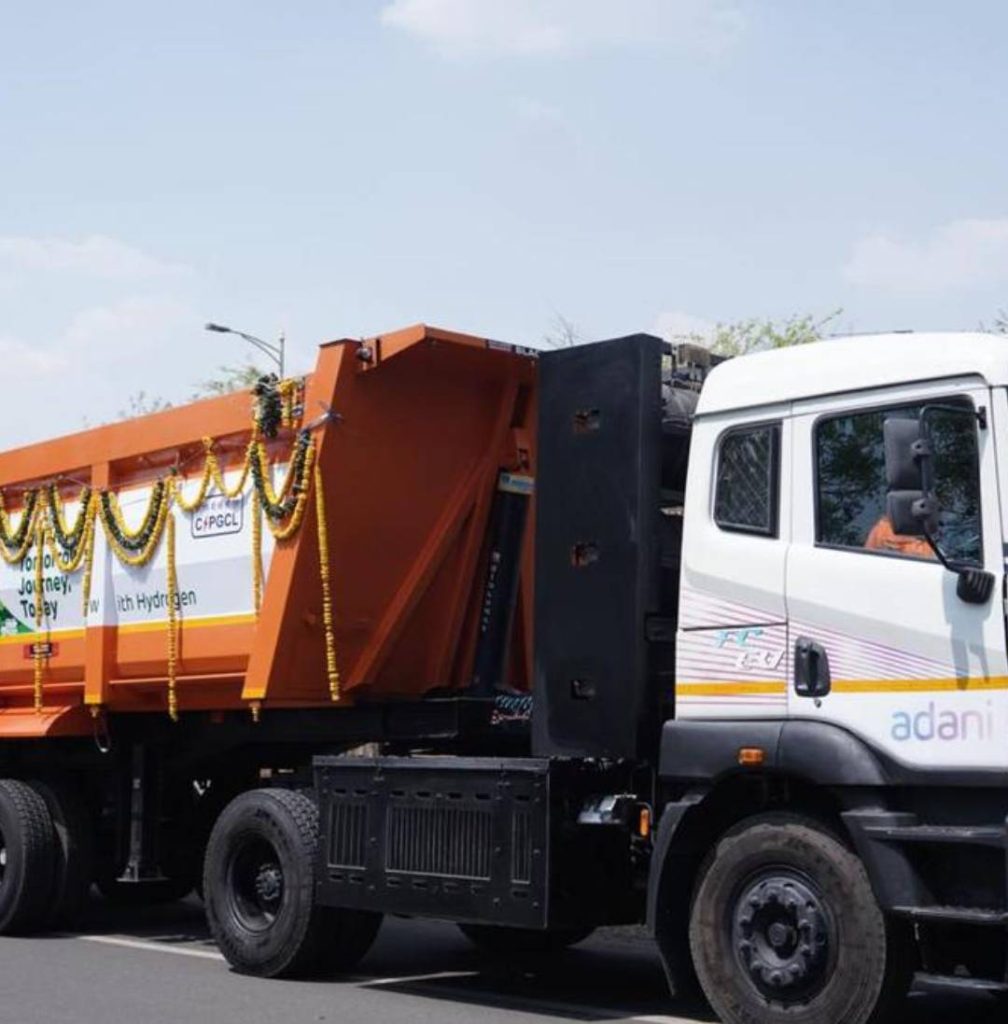India’s 1st hydrogen truck deploy by Adani Enterprises