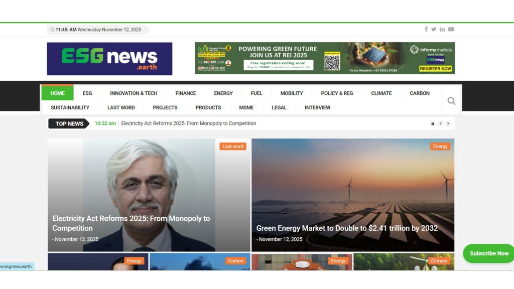 ESGNews.earth: One Year of Critical Climate Journalism and Global Reach